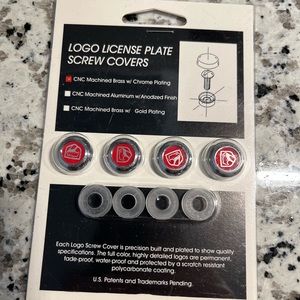 Dodge Viper logo License plate screw covers